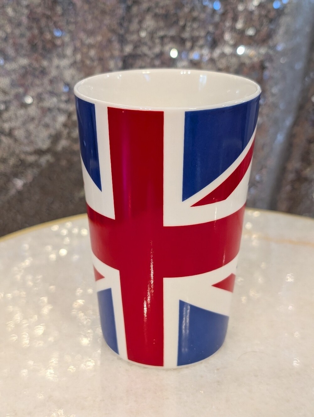 Kent Pottery 1887 British Union Jack Flag Ceramic Coffee Mug / Tea Cup